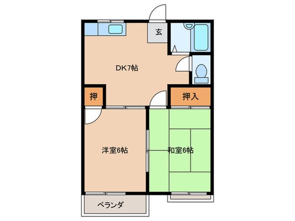 杉の木の物件間取画像